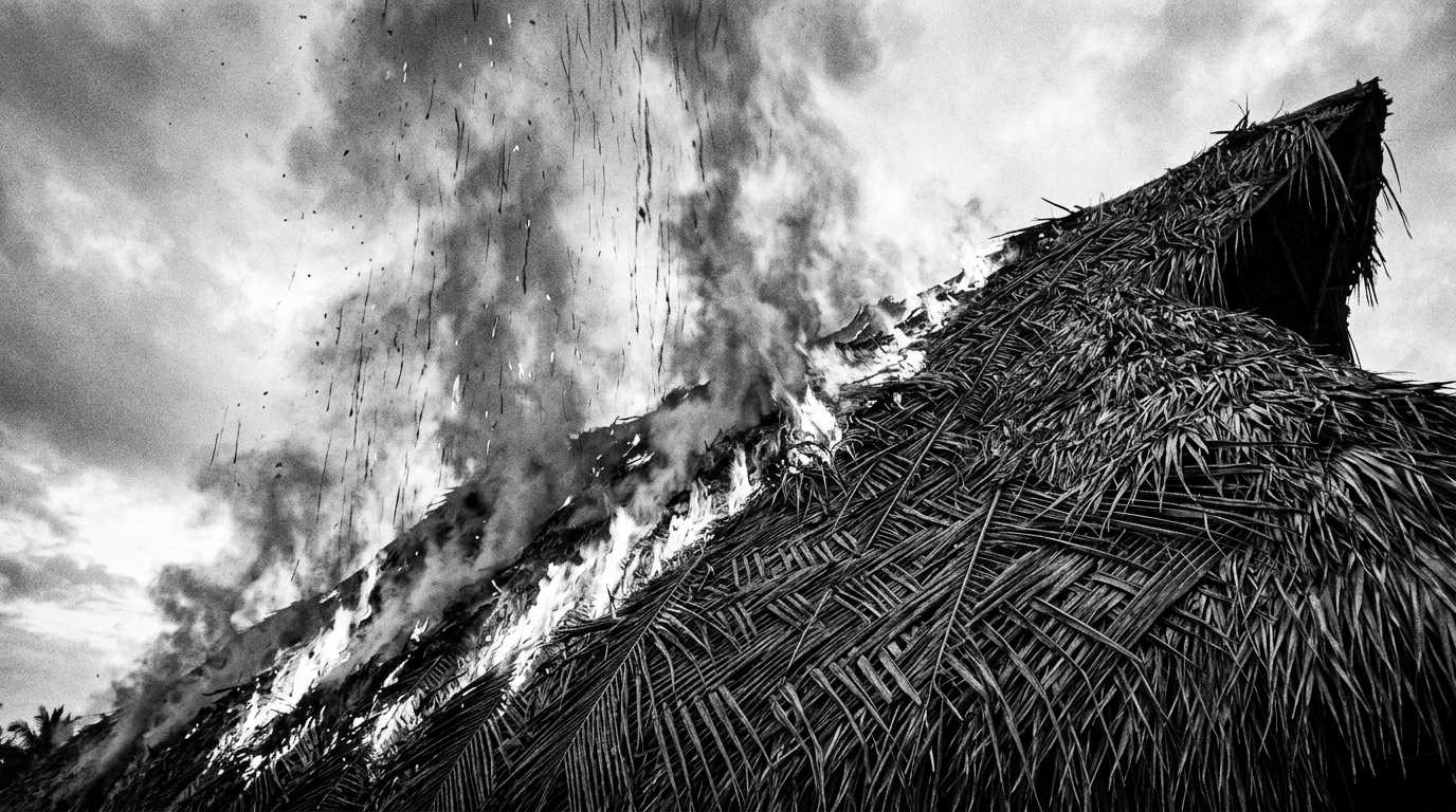 A 600-Room Resort Burns Down in Hours. The Thatched Roof Is the Part You Need to Think About.